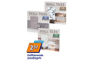 Zelfklevende wandtegels