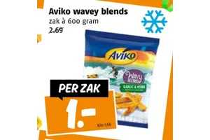 Aviko wavey blends Garlic & Herbs