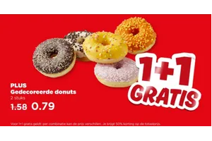 PLUS Gedecoreerde donuts