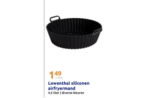 Lowenthal siliconen airfryermand