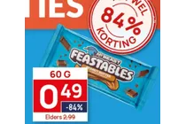 feastables peanut butter