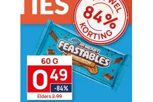 feastables peanut butter