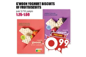 G'woon Yoghurt Biscuits