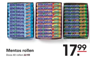 Mentos rollen