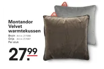 velvet warmtekussen