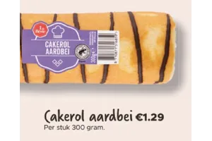 Cakerol aardbei