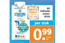 halfvolle zuiveldrank