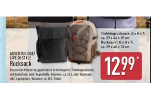 ADVENTURIDGE/ LIVE IN STYLE Rucksack
