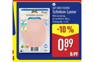 GUT DREI EICHEN Schinken-Lyoner