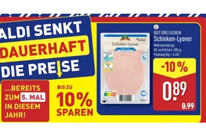 GUT DREI EICHEN Schinken-Lyoner