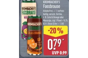 Krombacher's Fassbrause Cola & Orange