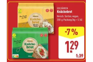 Goldähren Knäckebrot