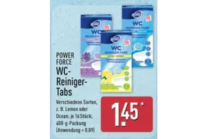Power Force WC-Reiniger-Tabs