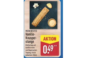 Mein Bestes Vanille-Knusperstange