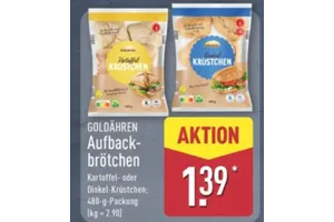 GOLDÄHREN Aufback-brötchen