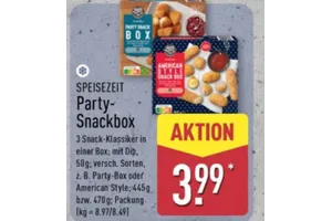 SPEISEZEIT Party-Snackbox