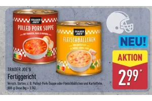 Trader Joe's Pulled Pork Suppe