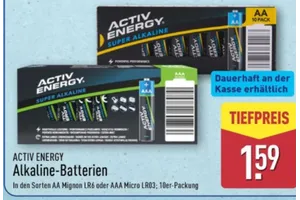 Activ Energy Alkaline-Batterien