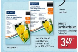 Expertiz Laminierfolien