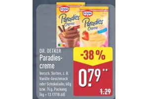 Dr. Oetker Paradiescreme