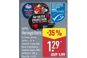 Appel Heringsfilets