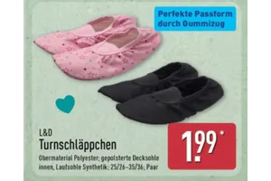 L&D Turnschläppchen