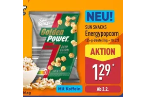 Sun Snacks Energypopcorn