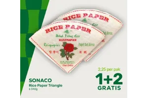 Sonaco Rice Paper Triangle