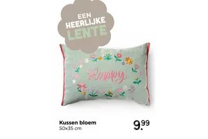Kussen bloem