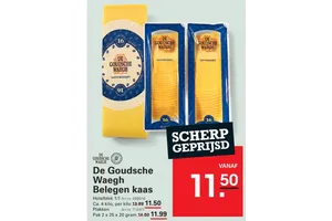 De Goudsche Waegh Goudsche Waegh Belegen kaas Plakken