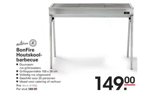 BonFire Houtskoolbarbecue