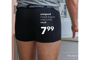 Unsigned 2-pack boxers