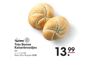 Très Bonne Kaiserbroodjes