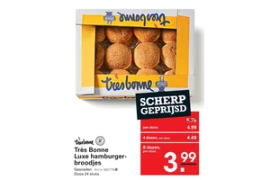 Très Bonne Luxe hamburgerbroodjes