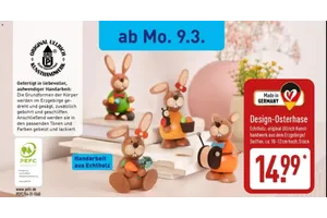 Ullrich Kunsthandwerk Design-Osterhase