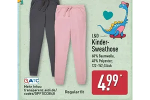 L&D Kinder-Sweathose
