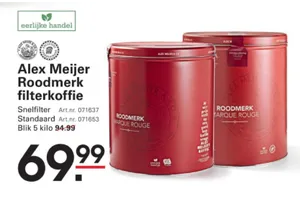 Alex Meijer Roodmerk filterkoffie