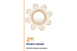 Bamboe spiegel