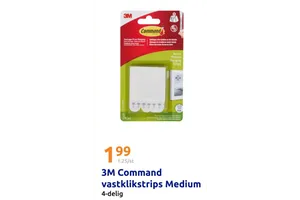 3M Command vastklikstrips Medium