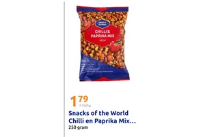 Snacks of the World Chilli en Paprika Mix