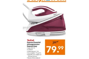 Tefal Express Essential stoomgenerator Express Easy