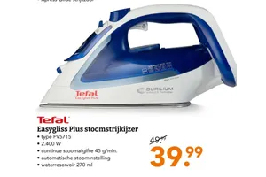 Tefal Easygliss Plus stoomstrijkijzer