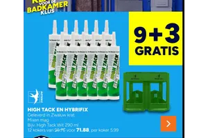 Zwaluw High Tack en Hybrifix