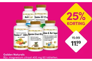 Golden Naturals Calcium & Bot Support