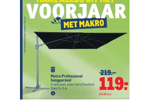 Metro Professional hangparasol