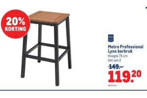 Metro Professional Lynx barkruk