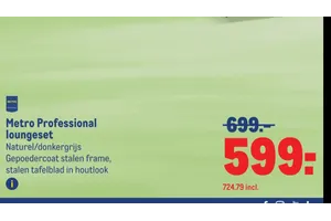 Metro Professional loungeset