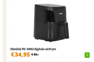 Obelink digitale airfryer