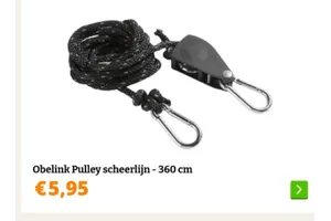 Obelink Pulley scheerlijn