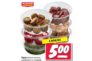 Tapas diverse soorten